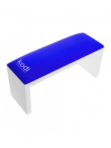Armrest with White Legs "Electric blue"